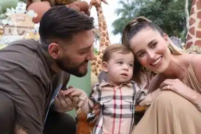 Lucas Lucco e Lorena comemoram juntos o aniversário dos filhos (Foto: Reprodução)