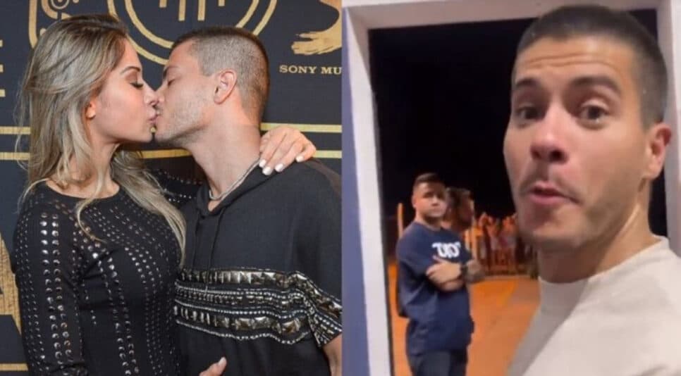 Arthur Aguiar beija muito Maira Cardi em show e mostra legião de fãs: “Só robôs” (Foto: Reprodução / Internet)