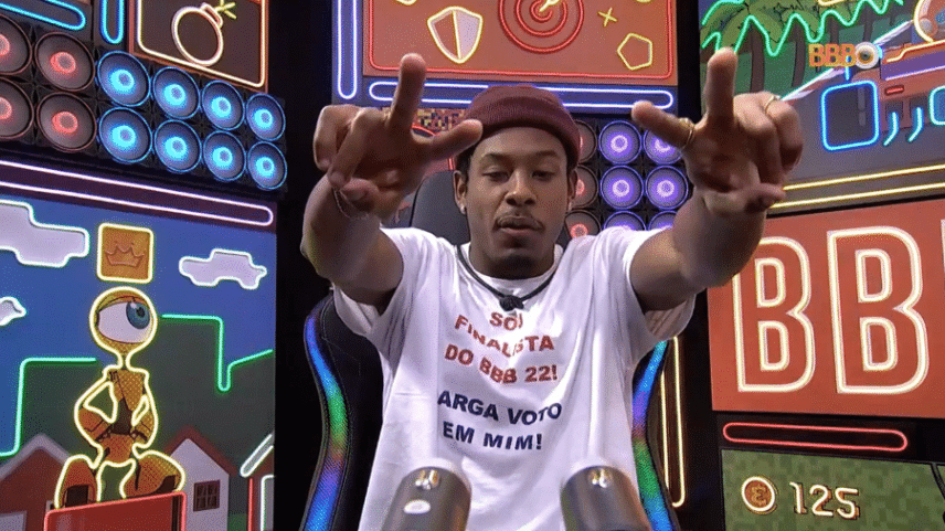 BBB22: Como assim? Finalista, Paulo André não leva roupa para a final (Reprodução)