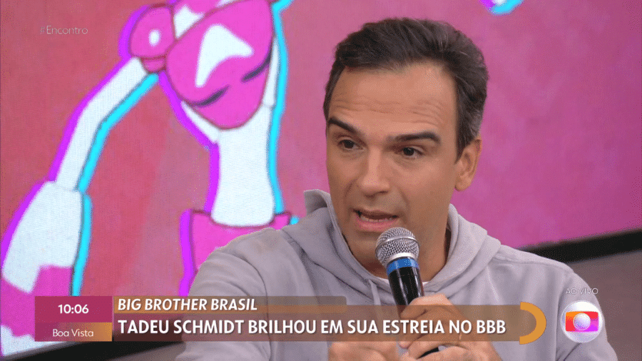 Tadeu Schmidt temeu cancelamento no BBB22 (Reprodução)