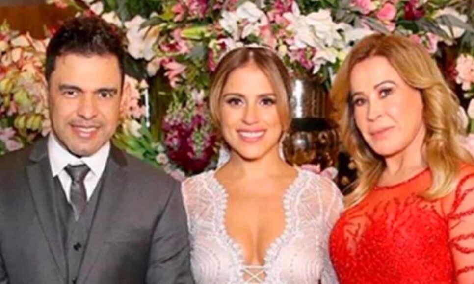 Camilla Camargo ao lado dos pais, Zezé di Camargo e Zilu (Foto: Reprodução)