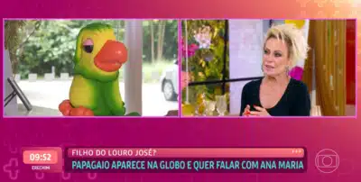 Imagem do post Filho de Louro José aparece ao vivo no Mais Você  e Ana Maria se emociona