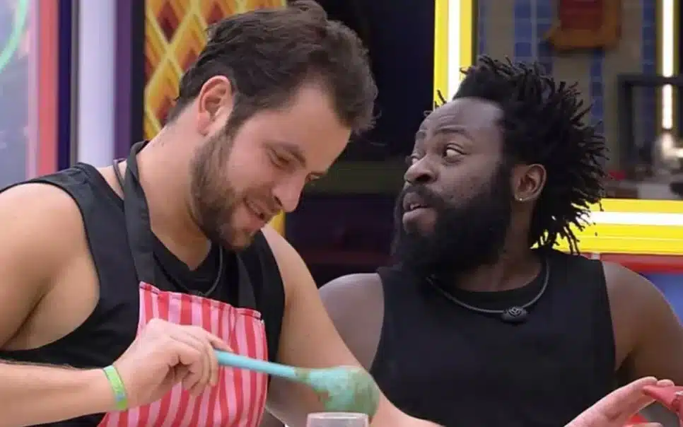 Gustavo e Douglas (Foto: Reprodução - TV Globo)