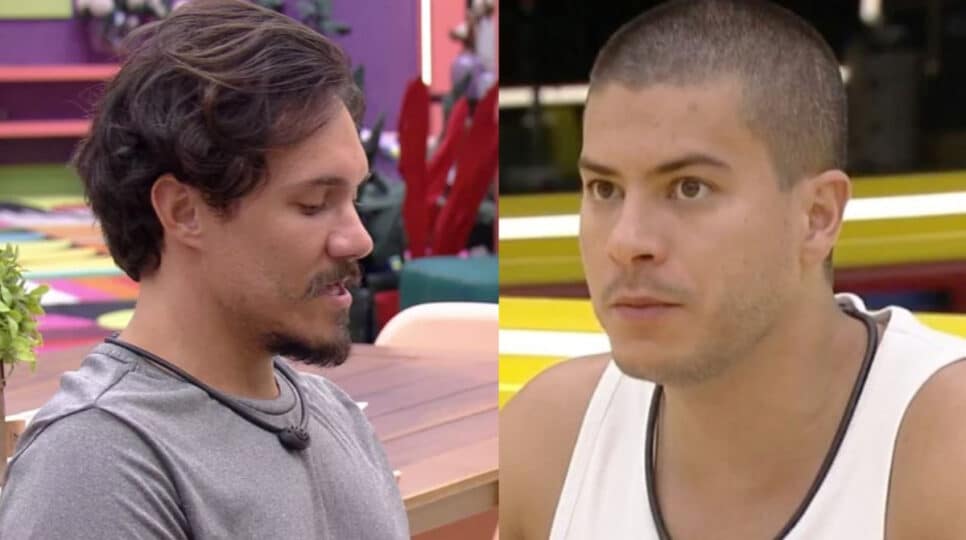 BBB22: Brother joga verdade na cara de Arthur: "Sou o único que não votou em você" (Foto: Reprodução / Globoplay)