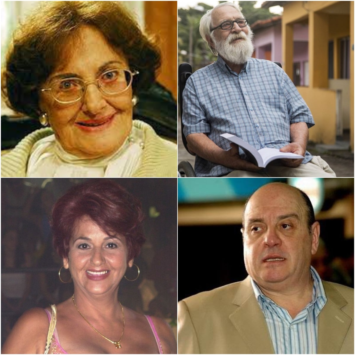 Ida Gomes, Lafayette Galvão, Mara Manzan e Mário Schoemberger atuaram em Da Cor do Pegado da Globo (Foto: Montagem HoraDoBenefício)