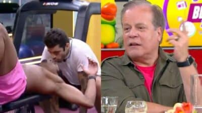 Imagem do post Chico Pinheiro critica beijo de Pedro Scooby em Paulo André no BBB 22: ‘Judas traiu assim’