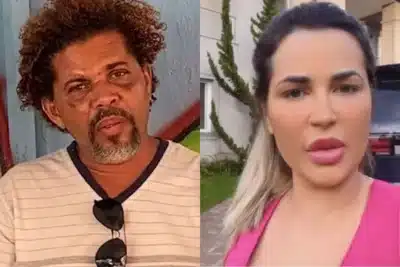 Deolaine Bezerra e Mendigo (Foto: Reprodução)