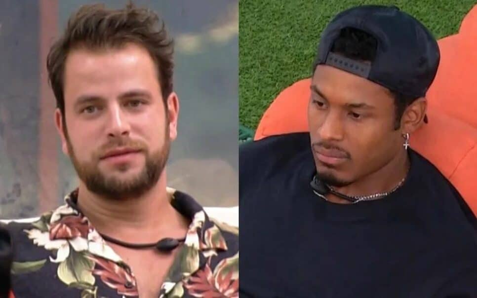 BBB 22: No paredão, Gustavo implora para que Paulo André se salve de maldição
