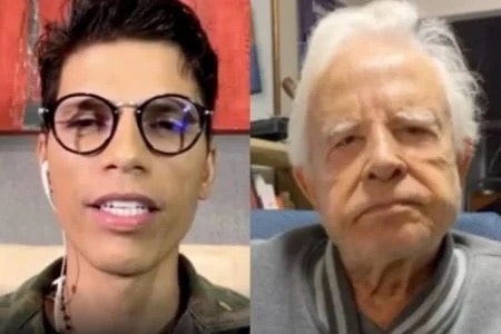 Cid Moreira rasga o verbo e se arrepende de ter adotado filho: “Fui jogado no lixo por dinheiro” (Reprodução)