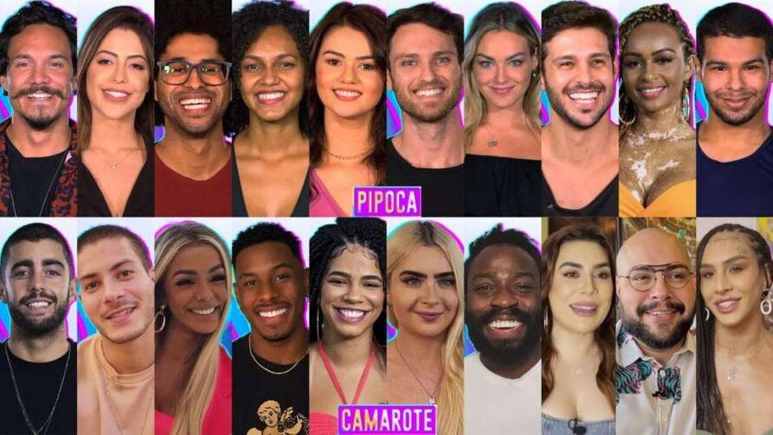 Elenco do BBB22 (Foto: Reprodução)