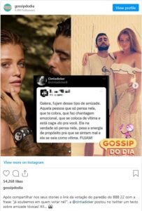 BBB22: Esposa de Scooby gera polêmica ao pedir saída de brother: "Sabemos em quem votar" (Foto: Reprodução / Instagram)