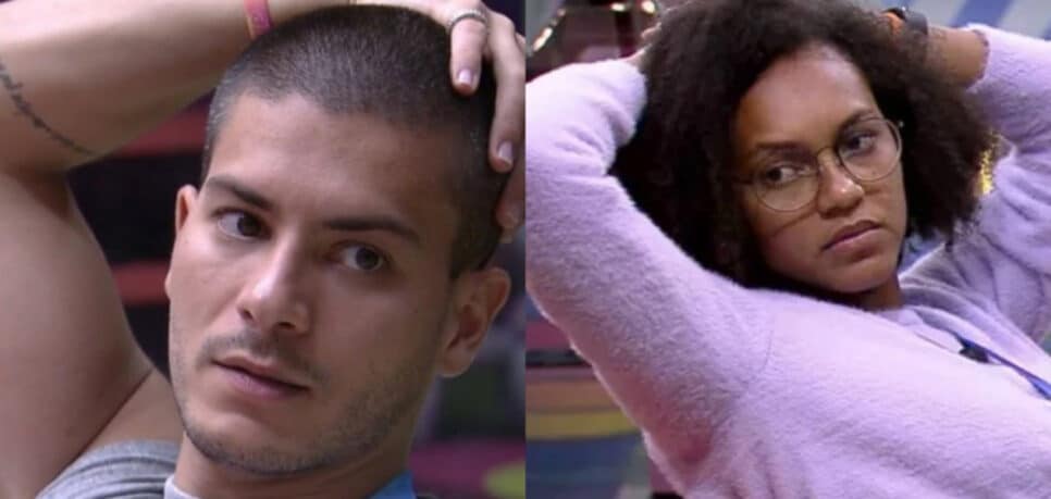 Jessilane demonstrou estar interessada em enfrentar Arthur no BBB22 (Foto: Reprodução / Globoplay)