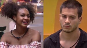 Jessilane e Arthur no BBB22 (Foto: Reprodução / Globoplay)