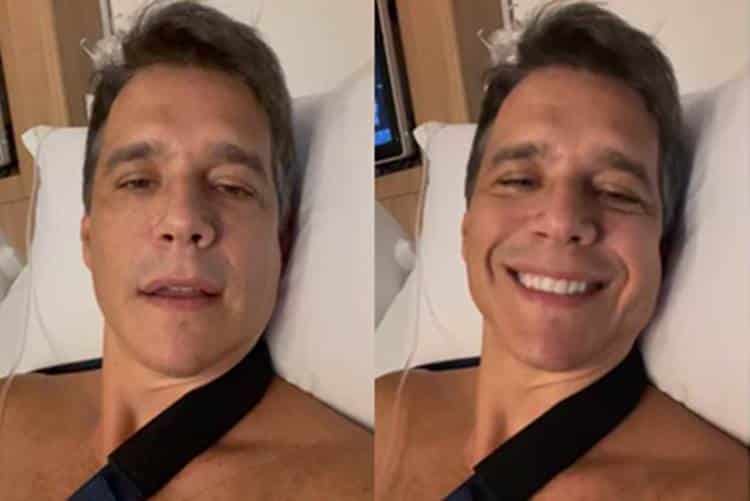 O famoso apresentador do The Voice Kids, Marcio Garcia rompe tendão e fala sobre cirurgia (Foto: Reprodução)