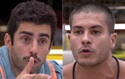 Imagem do post BBB22: Pedro Scooby se estranha com Arthur Aguiar e arma barraco: “Tá p#tinho?”