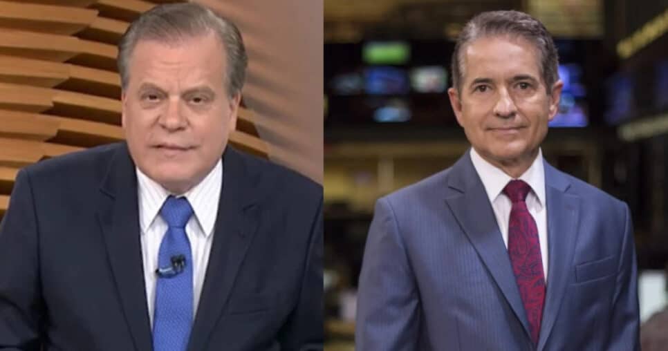 Chico Pinheiro e Carlos Tramontina, demitidos nesta semana pela Globo: corte de altos salários continua (Foto: Reprodução / Globo)