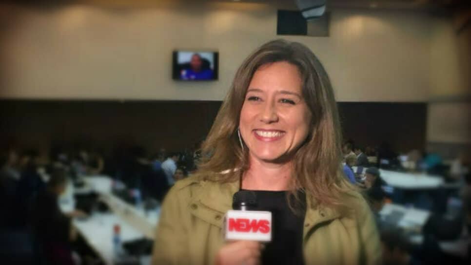Carolina Cimenti, correspondente da Globo nos EUA