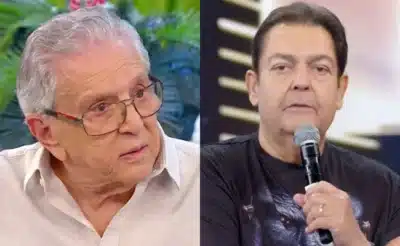 Imagem do post Carlos Alberto de Nóbrega abre o coração sobre relacionamento com Faustão: “Não somos amigos”