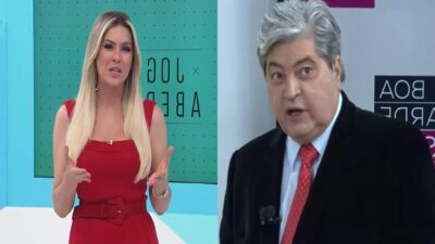 Imagem do post Datena já perdeu a paciência com Renata Fan, ao vivo, e programa foi tirado do ar