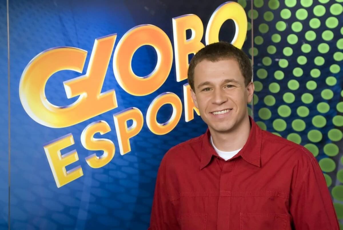 Tiago Leifert em seu período no Globo Esporte SP