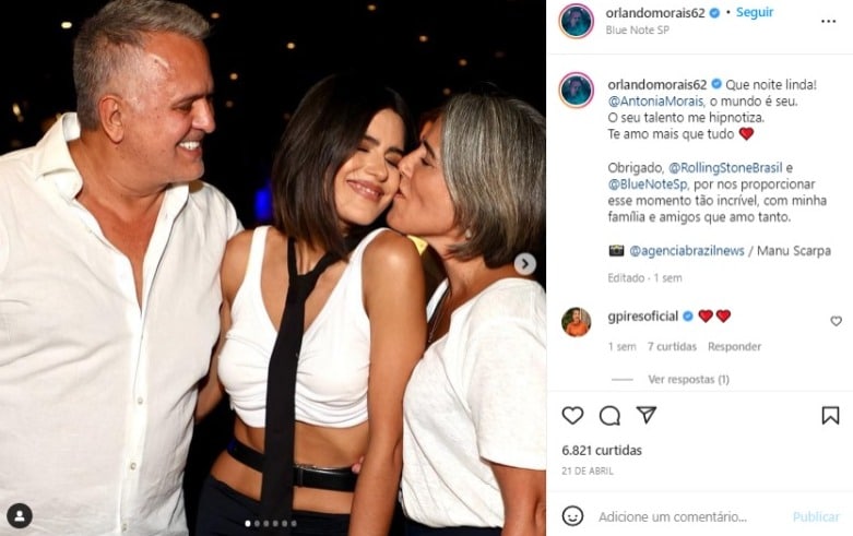 Post de Orlando Morais nas redes sociais (Foto: Reprodução/Instagram)