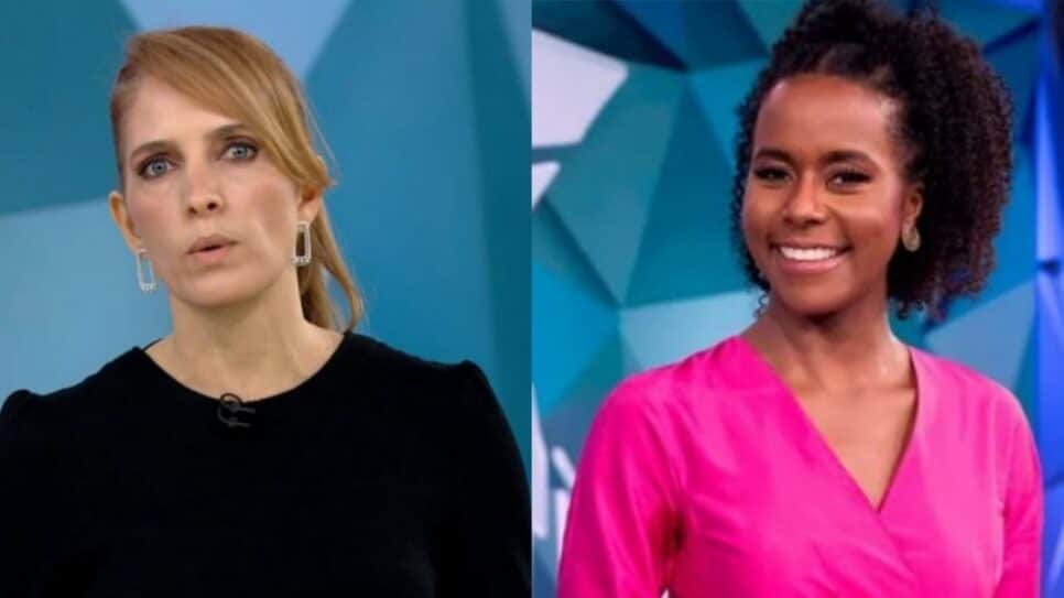 Poliana Abritta mostra mansão de luxo ao receber Maju Coutinho para assistir jogo do Brasil