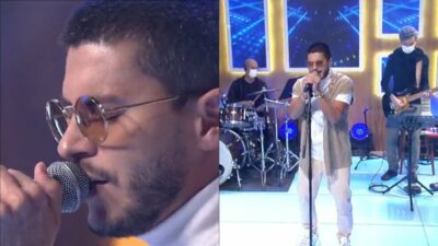 Imagem do post Arthur Aguiar vira chacota após apresentação musical no Encontro e é massacrado: “Poderia pagar uma aula de canto”