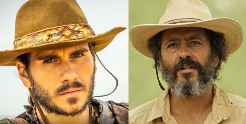 José Leôncio (Marcos Palmeira) em Pantanal; fazendeiro vai ter uma pista do pai desaparecido (Foto: Reprodução / Globo)