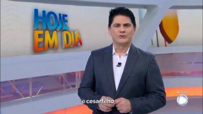 Imagem do post Hoje Em Dia começou com César Filho dando triste notícia sobre uma das maiores estrelas do Brasil: “Não tinha mais condições”