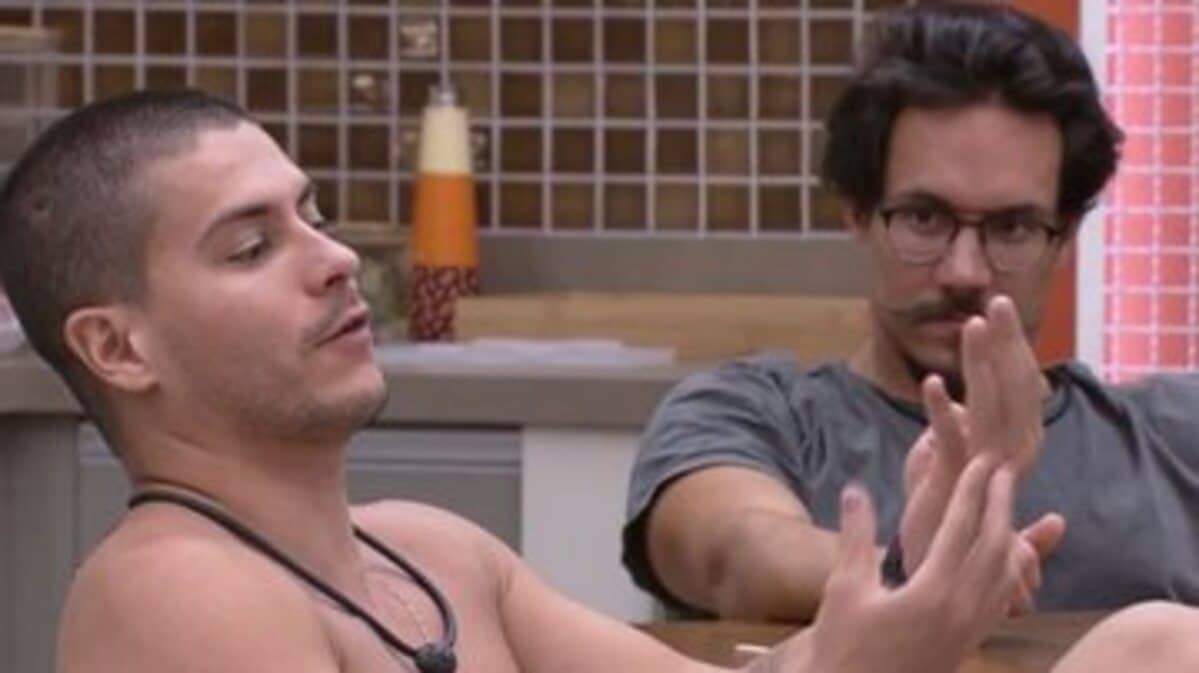 Eliezer e Arthur Aguiar no BBB22