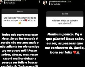 Graciele Lacerda falou com os seus seguidores sobre relaiconamento com Zezé (Foto: Reprodução / Instagram)