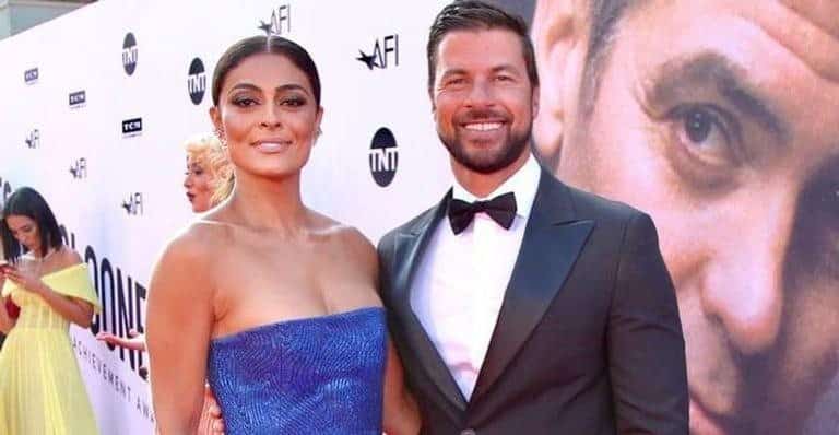 A famosa ex-atriz de Pantanal da Globo, Juliana Paes e seu marido, Carlos Eduardo Baptista (Foto: Reprodução)