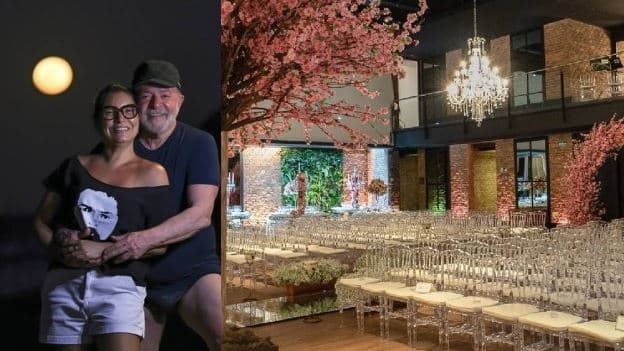 Lula se casa em salão de luxo em São Paulo nesta quarta-feira (Foto - Reprodução)