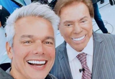 Silvio Santos e Otaviano Costa (Foto: Reprodução/Instagram)