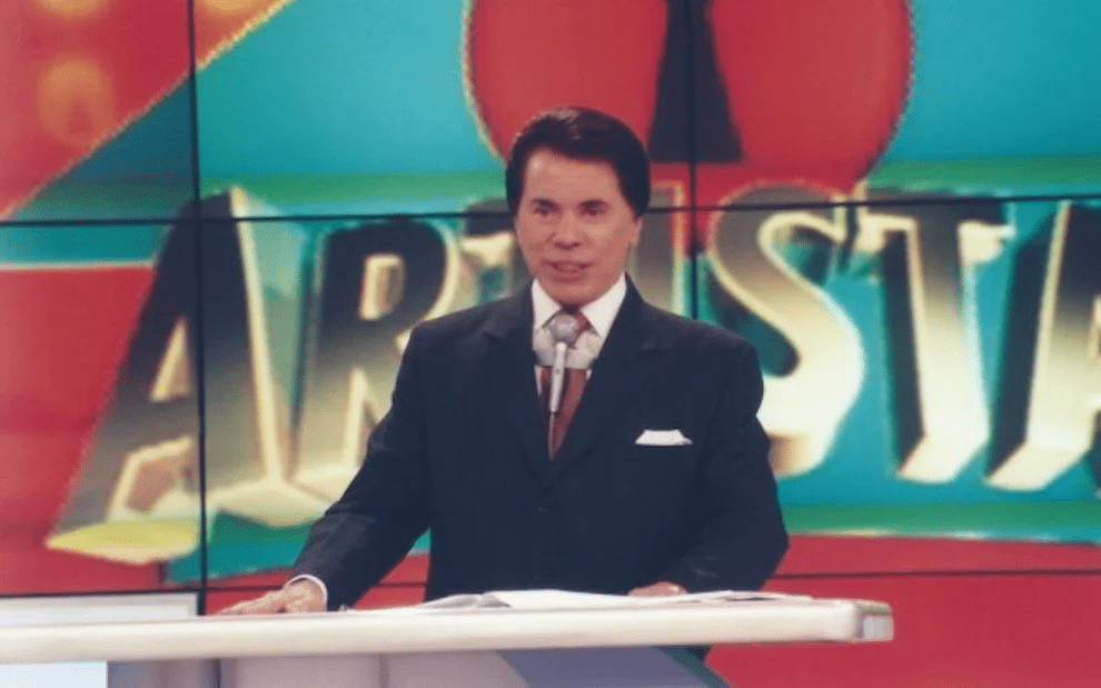 Silvio Santos na Casa dos Artistas (Foto: Reprodução)