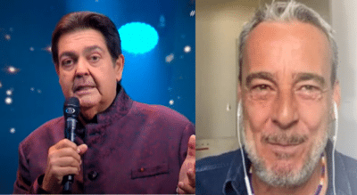 Faustão e Alexandre Borges (Foto: Reprodução)