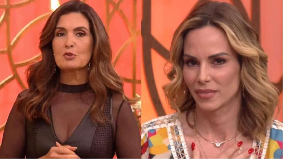 Fátima Bernardes relembra ferida de Ana Furtado e faz apresentadora cair no choro (Reprodução)