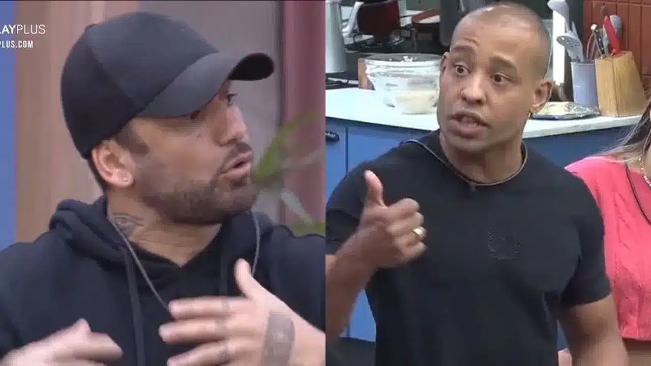 Power Couple: Hadson e Mussunzinho discutem após prova e confusão vira briga generalizada (Reprodução)