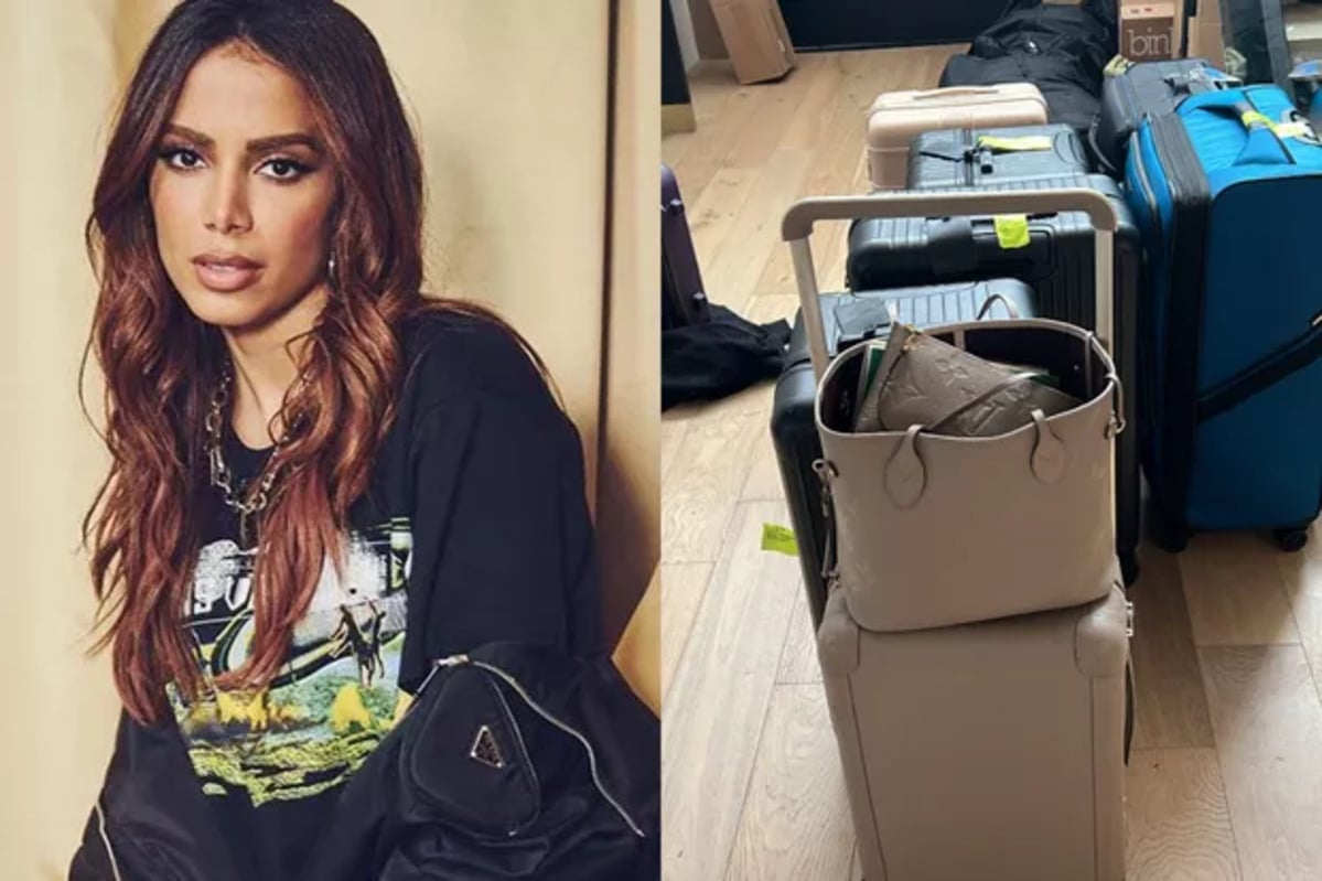 Anitta causa espanto em seus seguidores com quantidade de malas para turnê, Foto: Reprodução/Internet