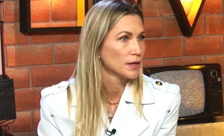 Anne Lottermann lida com câncer mas fica em segredo no Faustão na Band (Foto: Reprodução)
