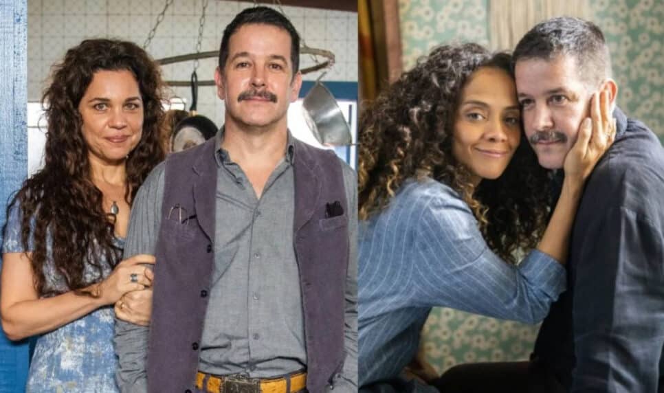 Trisal em Pantanal? O que depender de Tenório (Murilo Benício) ele continua com Maria Bruaca (Isabel Teixeira) e Zuleica (Aline Borges) (Foto: Reprodução / Globo)