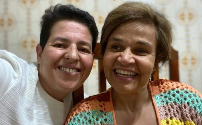 Adriane Bonato e Claudia Rodrigues (Foto: Reprodução)