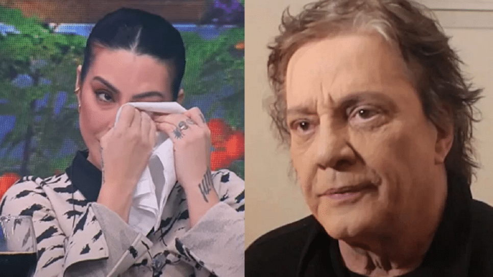 Cleo vê Fábio Jr revela o que pensa e cai no choro (Foto: Reprodução)