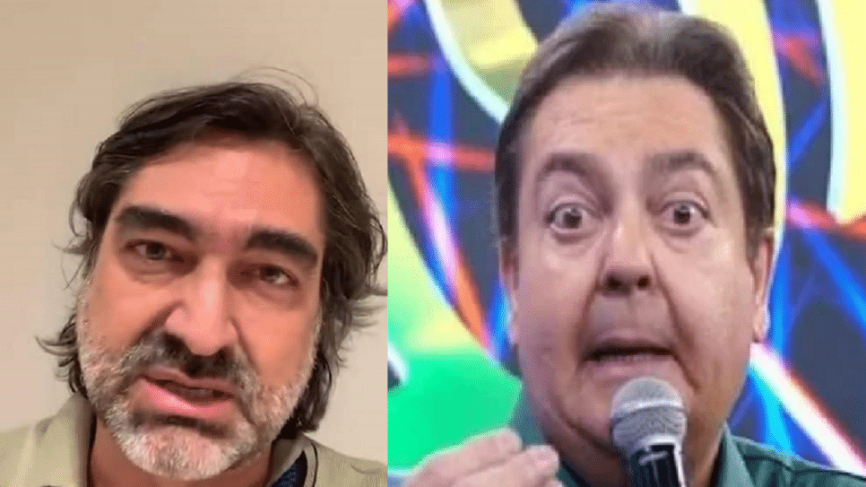 Faustão e Zeca Camargo (Foto: Reprodução)