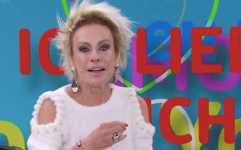 Ana Maria Braga chora na Globo e revela o que ficou sabendo após fim (Foto: Reprodução)
