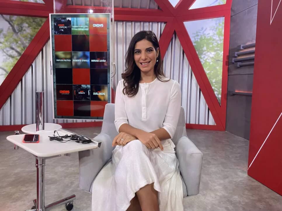 Andréia Sadi estreia no comando do Estúdio i, e GloboNews colhe sucesso. Foto: Reprodução/Internet