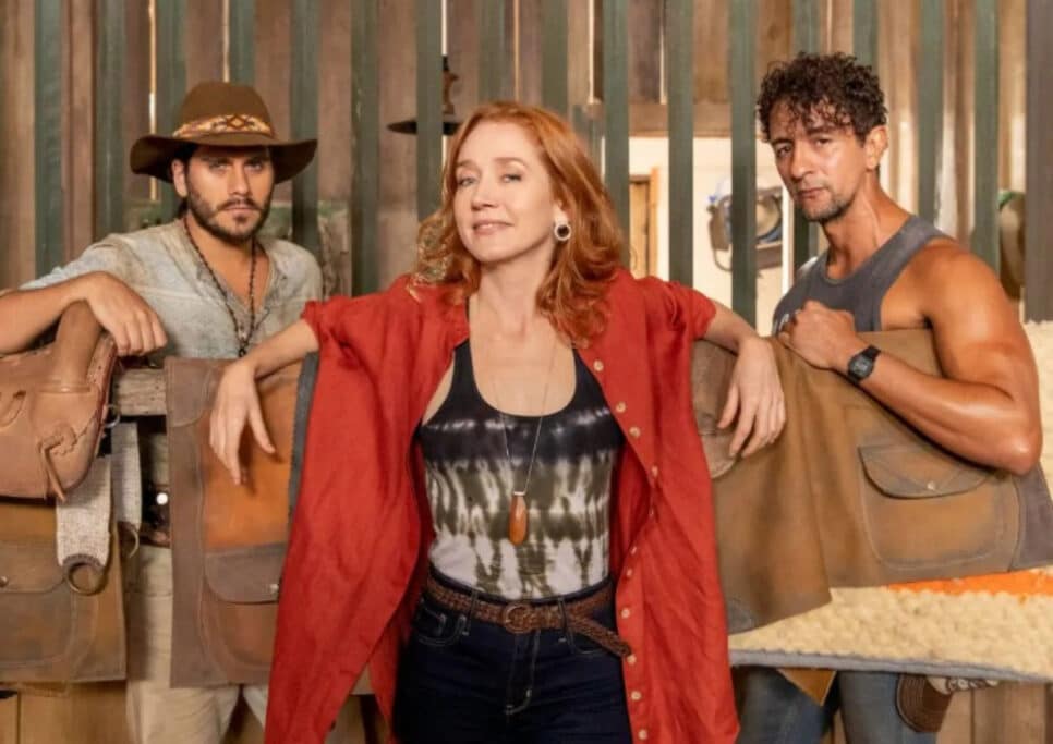 Irma (Camila Morgado) ficará dividida em Pantanal (Foto: Reprodução / Globo)