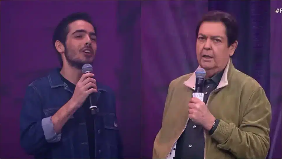 Faustão defende filho após críticas e comparações sobre sua carreira na TV (Foto: Reprodução)