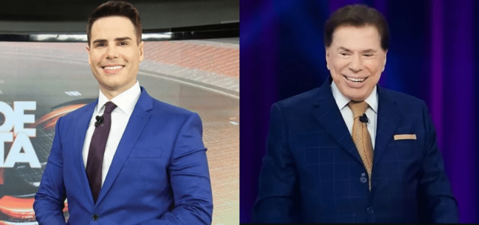 Luiz Bacci e Silvio Santos (Foto: Reprodução)
