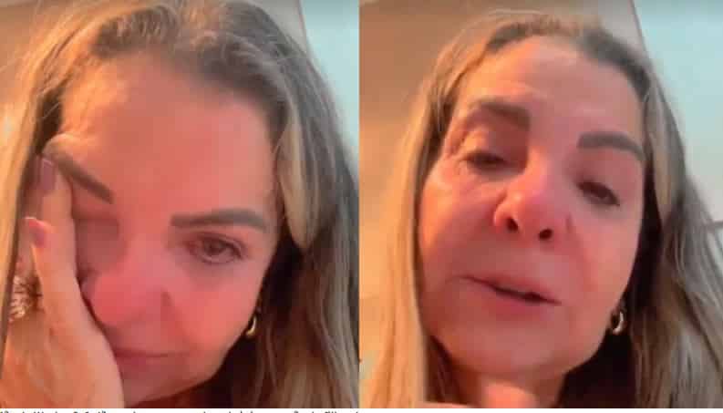 Dona Bil, mãe de Wesley Safadão se desespera ao descobrir que filho foi internado (Foto: Reprodução)